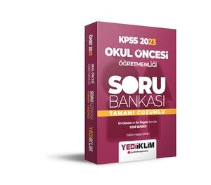 Yediiklim Yayınları 2023 ÖABT Okul Öncesi Öğretmenliği Tamamı Çözümlü Soru Bankası #1