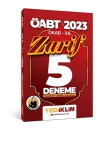 Yediiklim Yayınları 2023 ÖABT DKAP- İHL Zarif Tamamı Video Çözümlü 5 Deneme #1