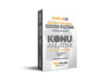 Yediiklim Yayınları 2023 ÖABT Beden Eğitimi Öğretmenliği Spor Kütüphanesi Konu Anlatımı #1