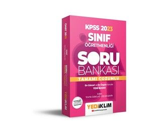 Yediiklim Yayınları 2023 ÖABT Sınıf Öğretmenliği Tamamı Çözümlü Soru Bankası #1