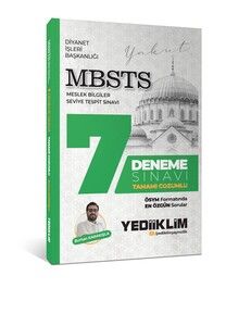 Yediiklim Yayınları MBSTS Tamamı Çözümlü 7 Deneme Sınavı #1