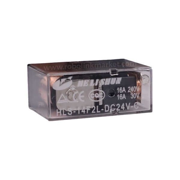 24V Tek Kontak HLS-14F2L 8 Pin 16A Röle 