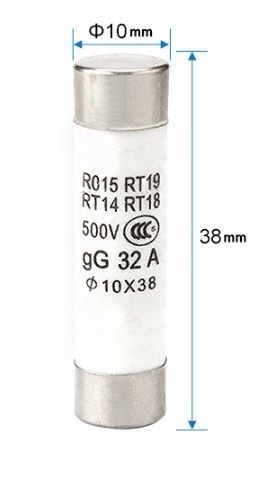10A 500V 10x38mm Seramik Sigorta #2
