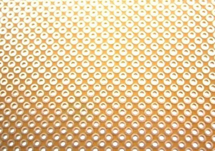 12x13cm Sık Delikli Bakır Plaket #4