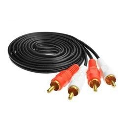 2 Rca Erkek / 2 Rca Erkek 1.5m Kablo