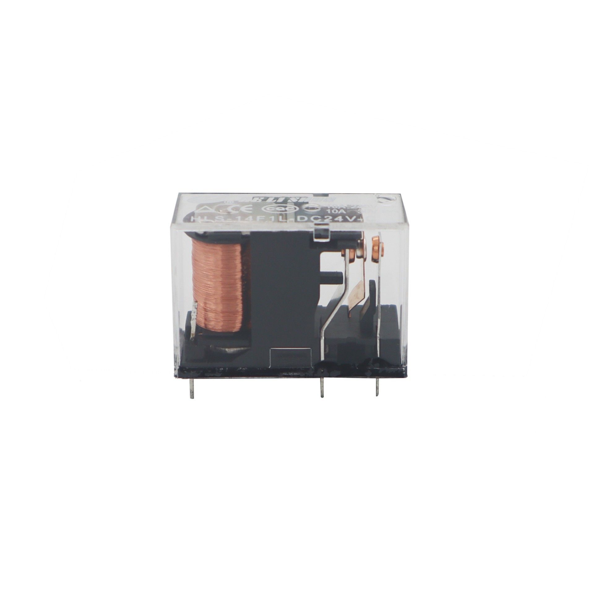 24V Tek Kontak Üçgen Ayak Role HLS-14F1L-DC24V-C