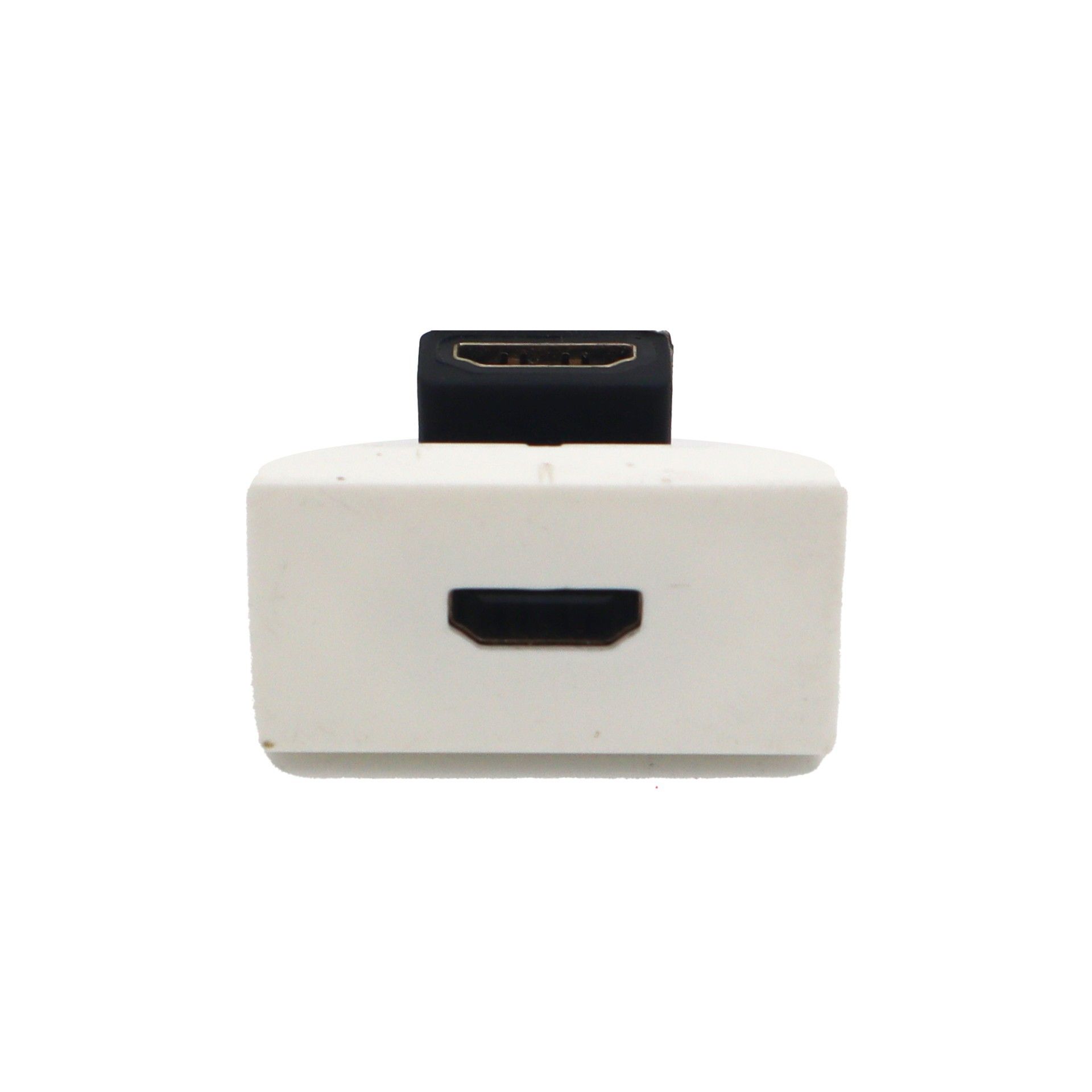 45x22.5mm Hdmi Dişi Giriş Çıkışlı 90 Derece Beyaz #2