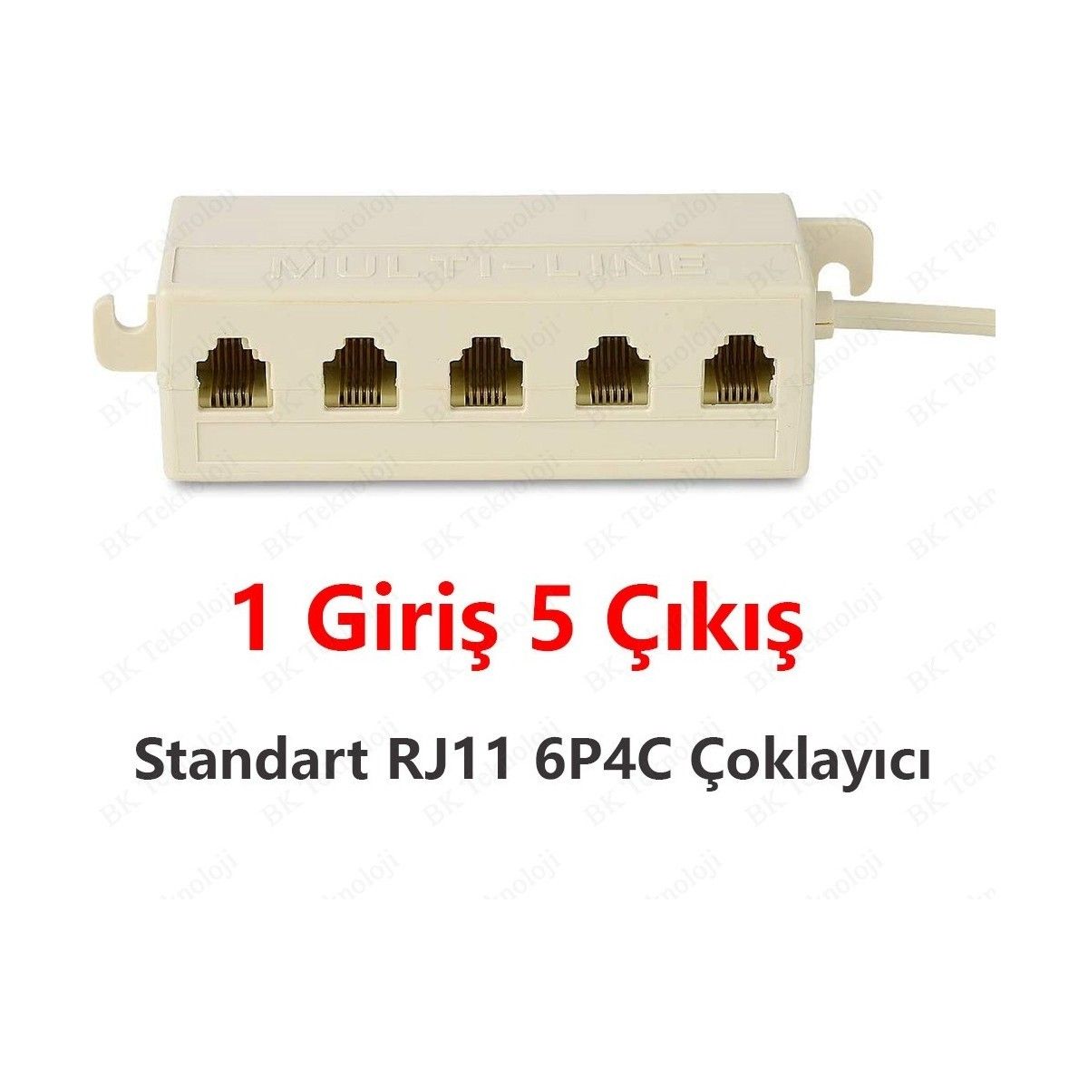 6P4C 4 lü Telefon Hat Çoklayıcı #4