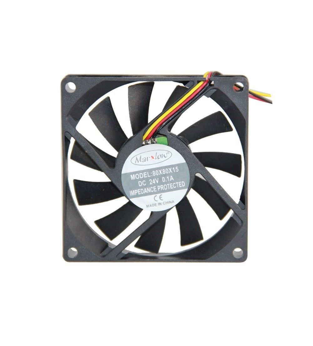 80x80x15mm 24V Dc 3 Pin Plastik Kasa Fanı #2