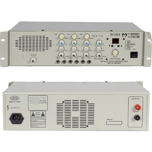 Alfon EZAN-400E 400W 3 Kanal Ezan Amplifikatör