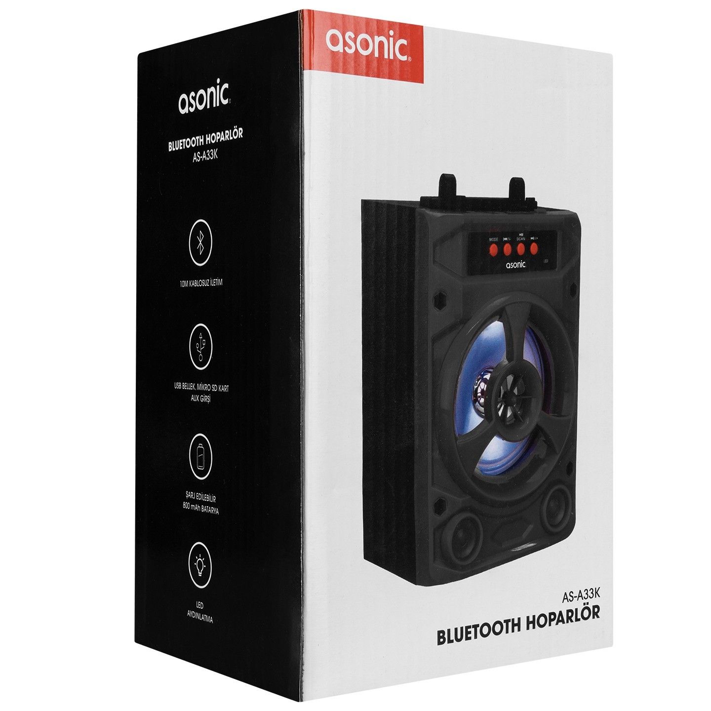 Asonic AS-A33S 3W Bluetooth Hoparlör #4