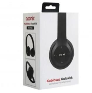 Asonic AS-K02 TF Kartlı Kulak Üstü Kulaklık Siyah #4