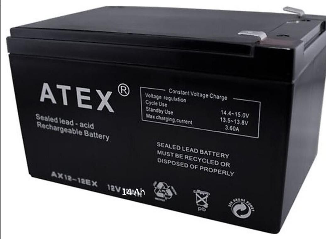 Atex 12-12G 12V 14Ah Bakımsız Kuru Akü