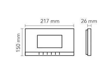 Audio 001188 Bus Plus 7' Görüntülü Diafon Beyaz #2