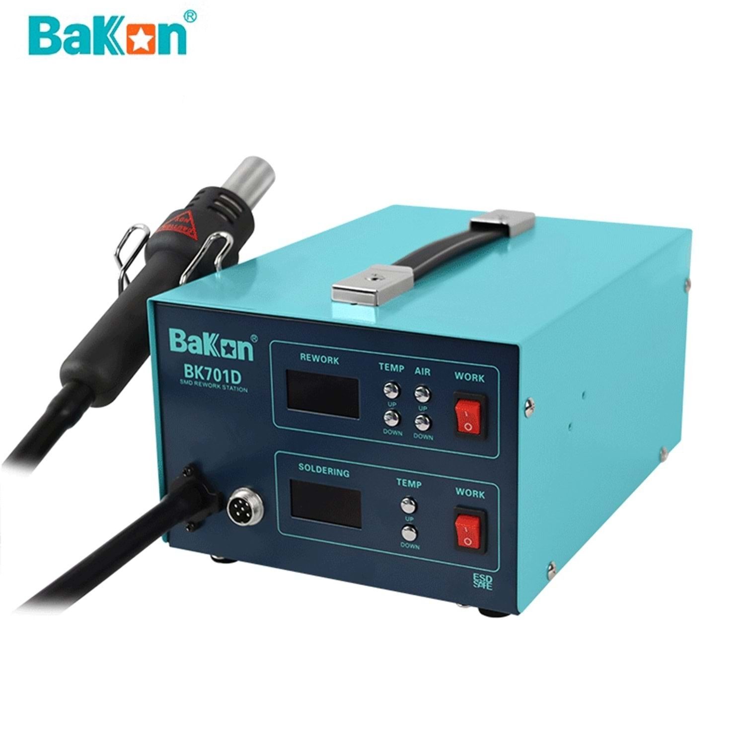 Bakon BK701D İntelligent 2 in 1 Havya İstasyonu #3