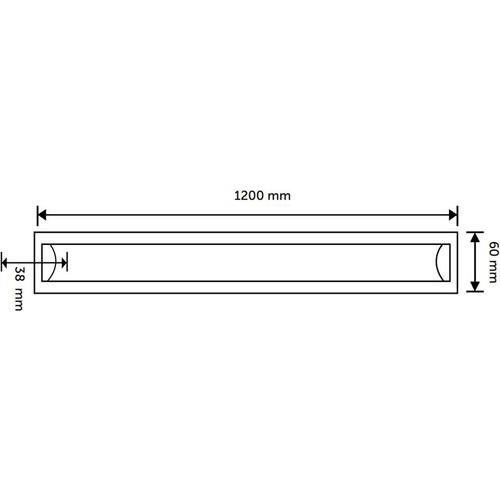İnoled 2907 36W Beyaz Led Bant Armatür #3