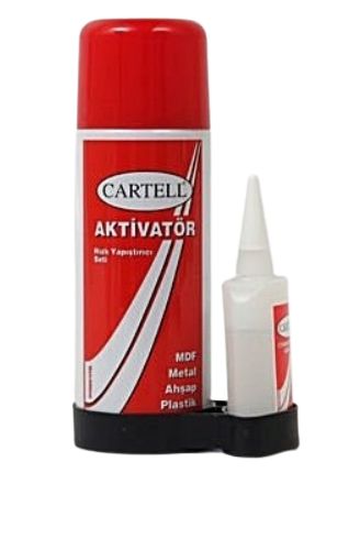 Cartell 200 ml Aktivatör Hızlı Yapıştırıcı Seti #2