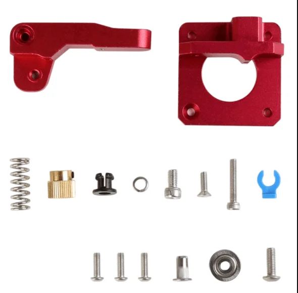Creality CR-10 Serisi Kırmızı Metal Extruder Seti