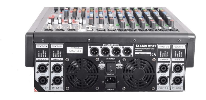 DDS DPX-PRO12 2x1250W 12 Kanal Power Mikser #2