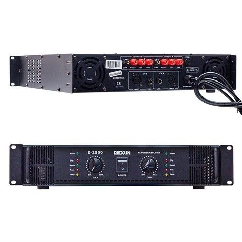 Dexun D-2500 2x350W 70-100V Hat Trafolu Power Anfi #3