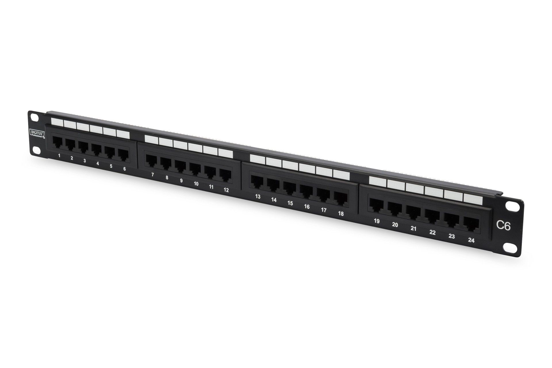 Digitus DN-91624U 24 Port 1U Siyah Patch Panel #2