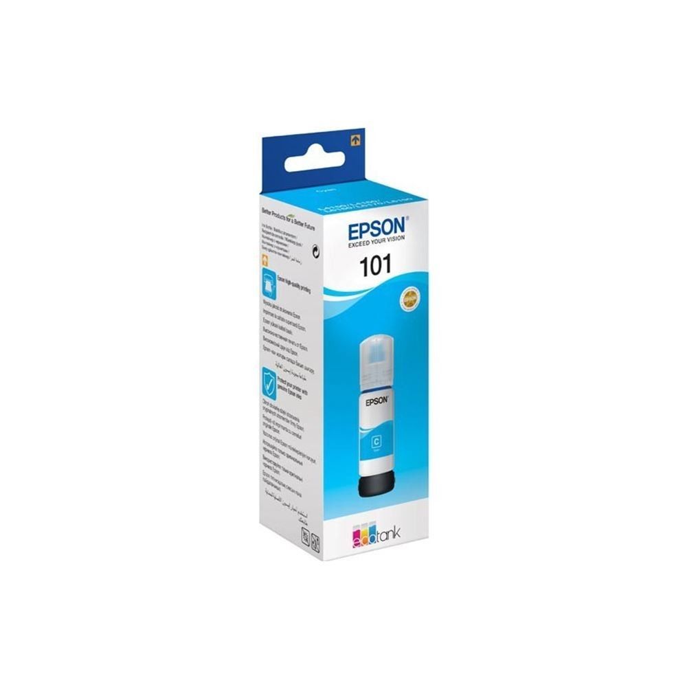 Epson 101 Ecotank 70ml. Mürekkep Cyan (Mavi) #3