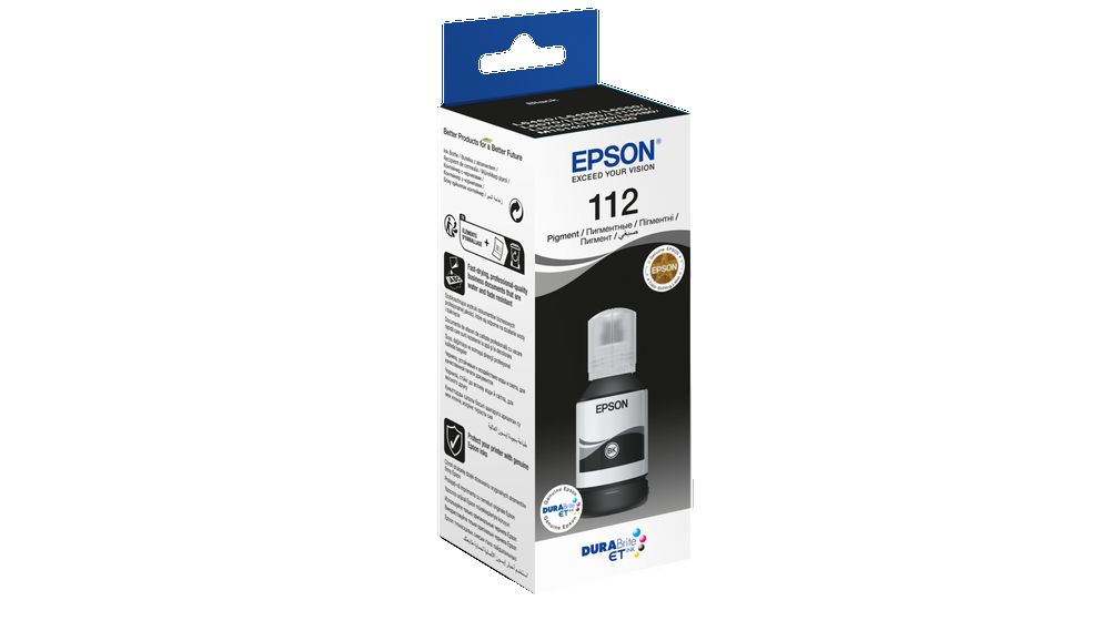 Epson 112 Ecotank 127ml Mürekkep Black (Siyah) #3