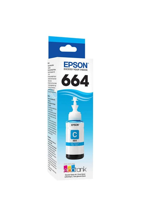 Epson 664 70ml. Mürekkep Cyan (Mavi) #2