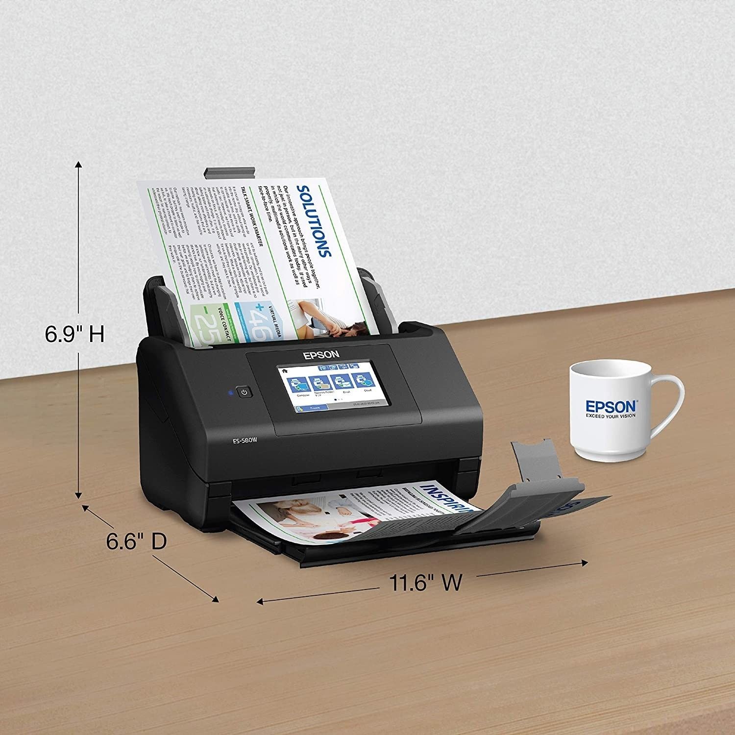 Epson WorkForce ES-580W Wifi+ ADF Tarayıcı #2