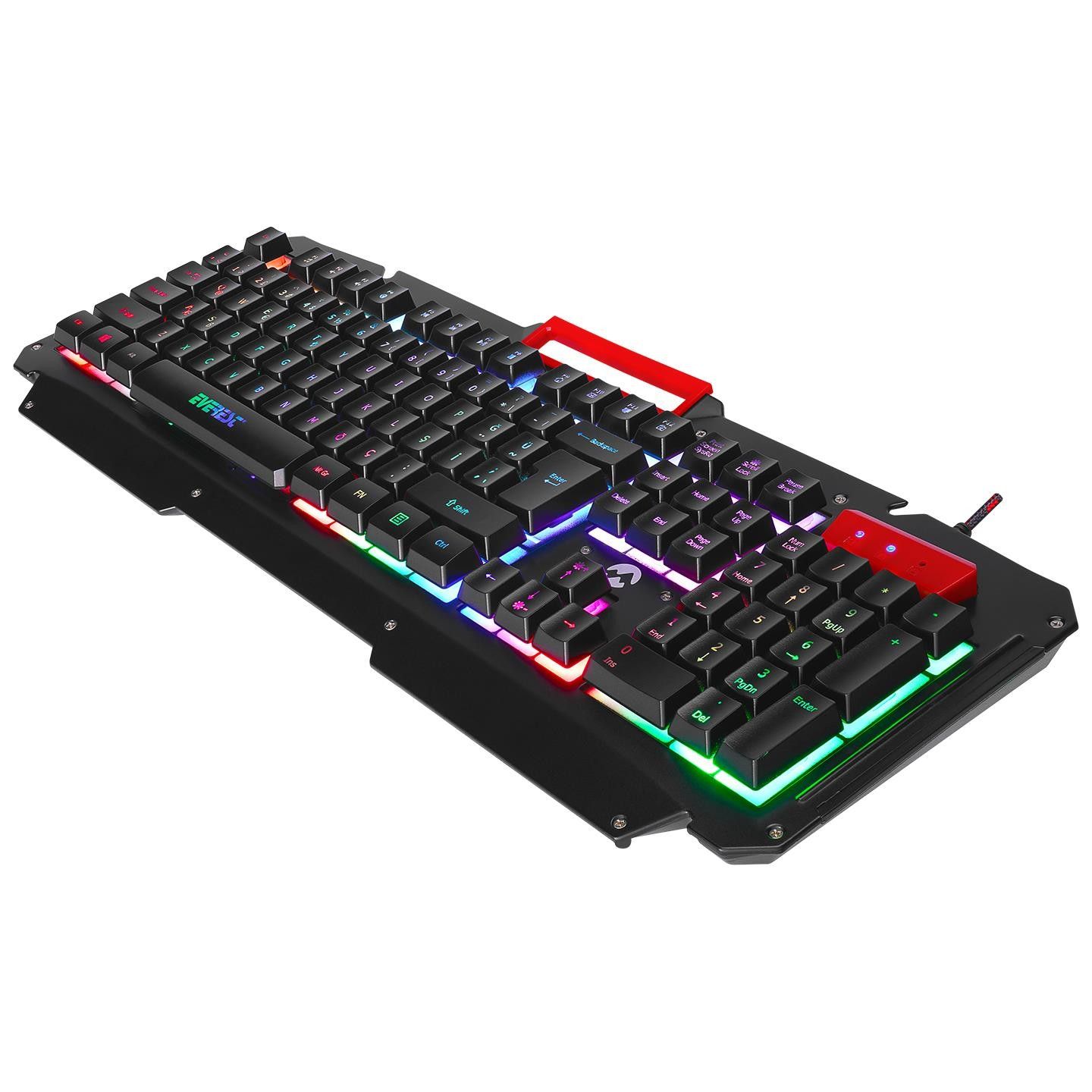 Everest KB-R800 METAFOR Aydınlatma Oyuncu Q Klavye #4