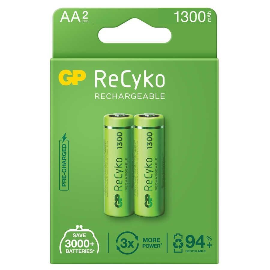 GP 130AAHCER21-2TLB2 1300mAh AA Şarjlı Pil 2 li