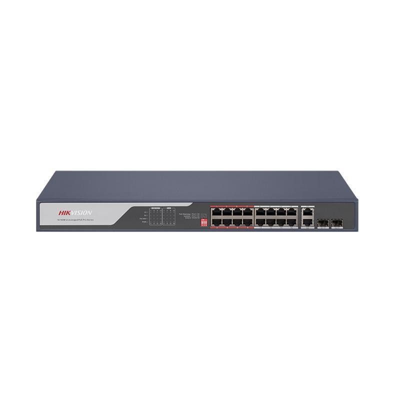 Hikvision DS-3E0318P-E(C) 16 Port  10/100 PoE Swit #2