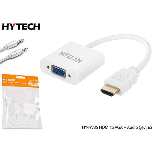 Hytech HY-HV35 Hdmi to VGA + Audio Çevirici #2