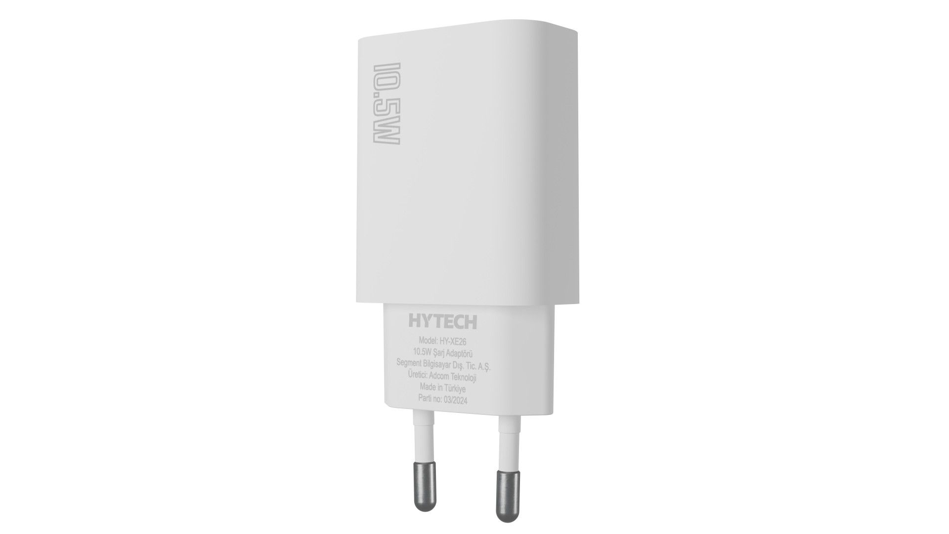 Hytech HY-XE26 2.1A 10.5W Usb Şarj Adaptörü Beyaz #2