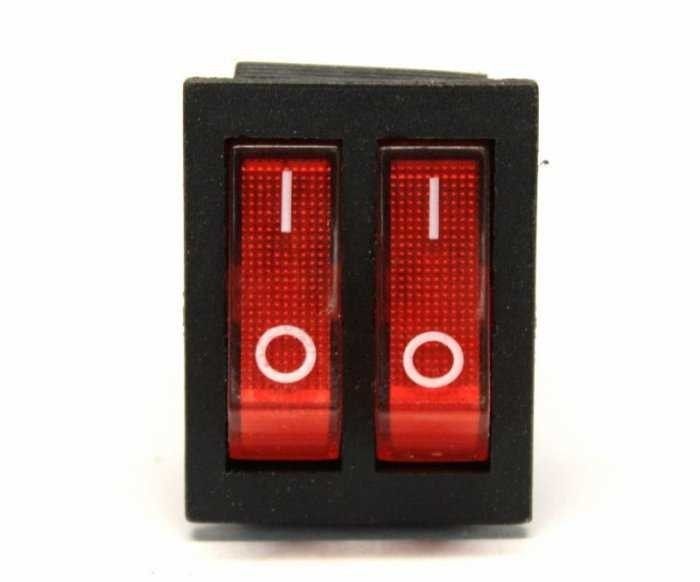 IC101 2 li Işıklı Soba Anahtarı On-Off 6P #2