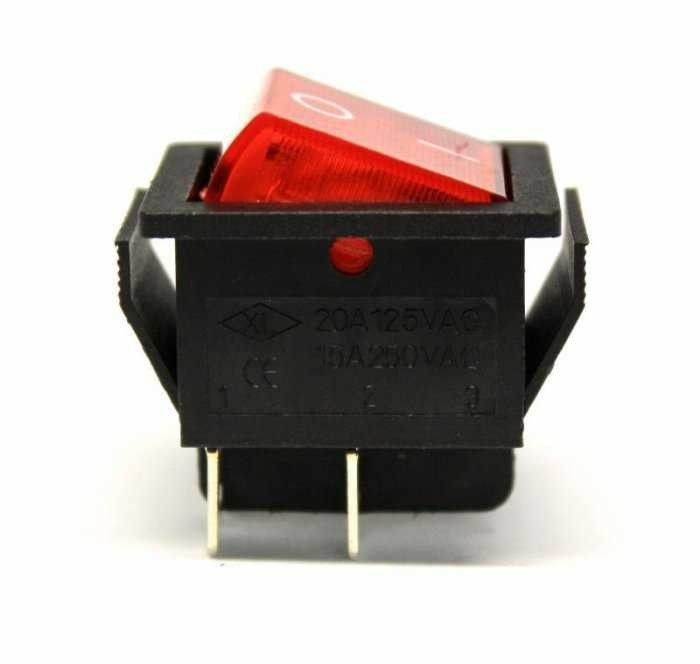 IC104 Geniş Tekli Işıklı Soba Anahtarı 4P