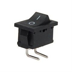 IC120D Mini Işıksız Anahtar ON-OFF 2P 90º İğne Siy #2