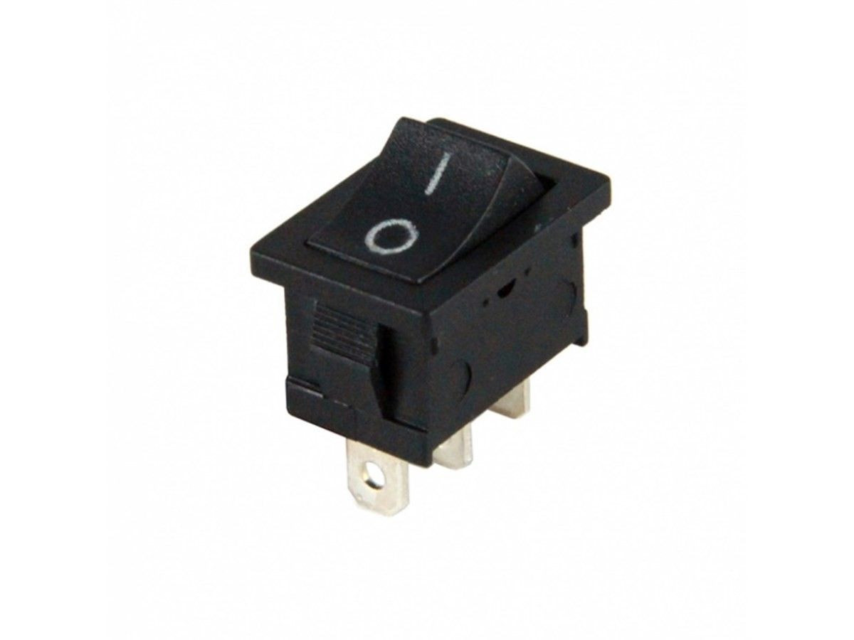 IC125 Mini Işıksız Yaylı Anahtar OFF-(ON) 3P