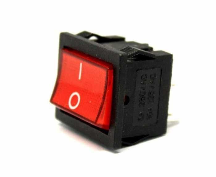 IC126 Soba Anahtarı Tekli Mini Işıklı 22x20mm
