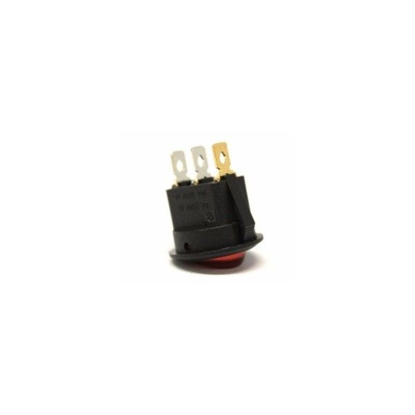 IC131 250V Yuvarlak Işıklı Anahtar 20x28mm 3pin #3