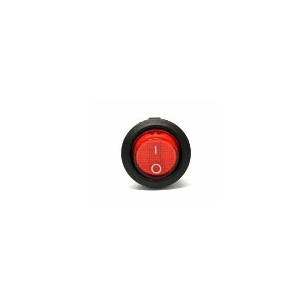 IC131 250V Yuvarlak Işıklı Anahtar 20x28mm 3pin #4