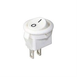 IC134E Mini Yuvarlak Işıksız Anahtar On-Off 2P Bey