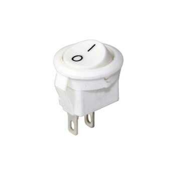 IC134E Mini Yuvarlak Işıksız Anahtar On-Off 2P Bey #4