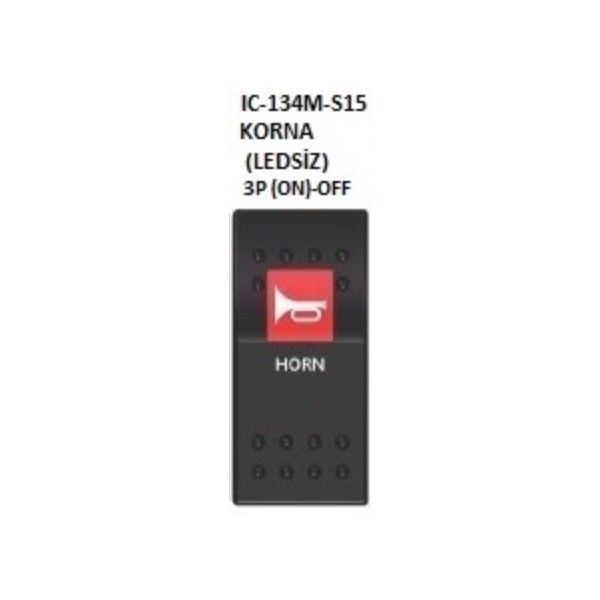 IC134M-S14 Marin Switch 3P Ledli ON-OFF Buzdolabı #2