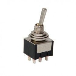 IC146 Toggle Switch 6P Yaylı (ON)-OFF 32x13x7mm