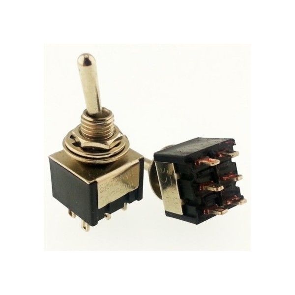 IC147 Toggle Switch Yaylı 6P ON-OFF-(ON) MTS-213 #2