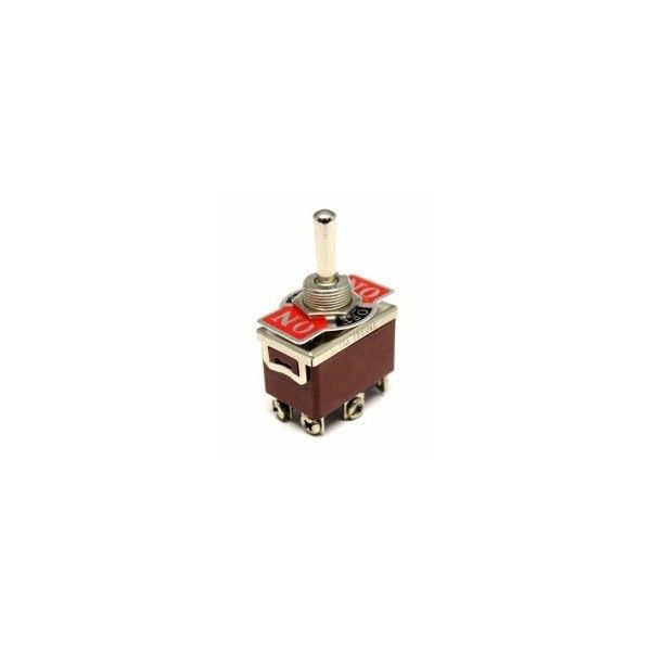 IC158 Toggle Switch 6 Pin On-Off-On Metal Büyük #2