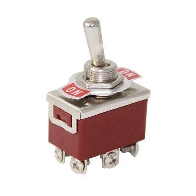 IC158A Toggle Switch Yaylı 6P OFF-(ON)