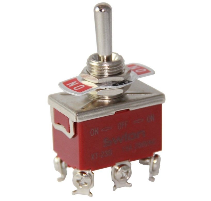 IC158A Toggle Switch Yaylı 6P OFF-(ON) #2