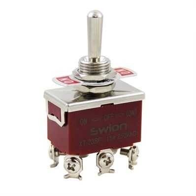 IC159 Toggle Switch 6P Yaylı ON-OFF-(ON) 12mm #2